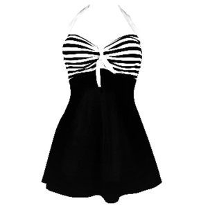 COCOSHIP Vintage Sailor PinUp Swimsuit-- size US12